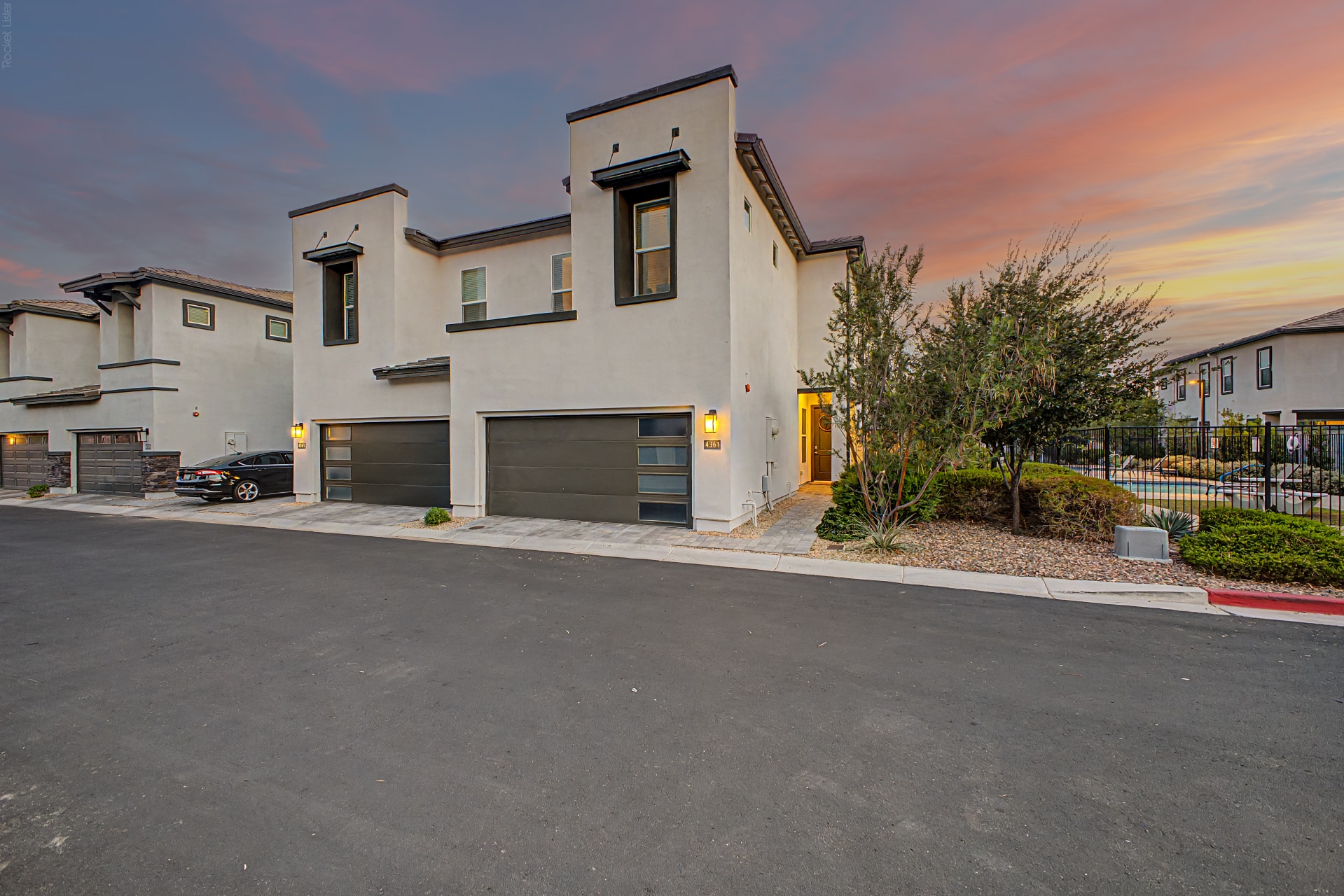 Exterior — front view with community pool