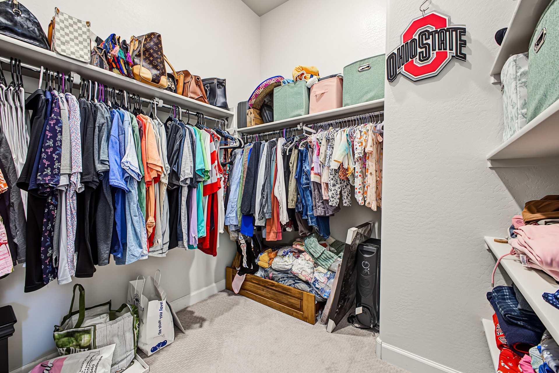 Interior — primary walk-in closet
